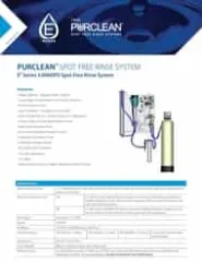 PurClean 3000 GPD technical specifications