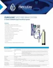 PurClean 4000 GPD RO specifications