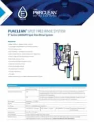PurClean 6000 GPD technical data