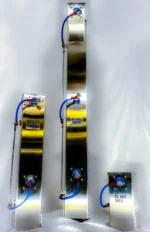 Touchless car wash equipment F5 side blaster lineup showing multiple blaster configurations